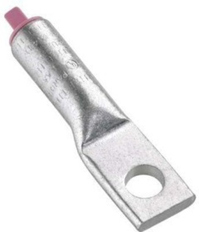 LAA2-38-X, TERMINAL, COMPRESSION LUG, M10, 2AWG
