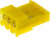 3-640427-3, Headers &amp; Wire Housings CLOSED W/O TABS 3P L.R. yellow 20 AWG