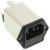6609116-3, Filtered IEC Power Entry Module, IEC C14, Medical, 6 А, 250 В AC