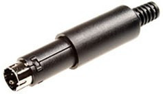 MDN-4M, разъем MiniDIN вилка на кабель (аналог AF-2030)