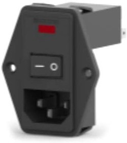 PE0S0D000, AC Power Entry Modules NO FILTER/DUAL FUSE HORIZONTAL MOUNT