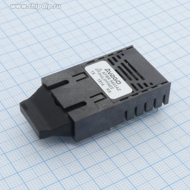 AFBR-5803AZ, Оптоволоконный приемопередатчик, дуплексный SC порт, 1300 нм, 5 В, 100 Мбит/с