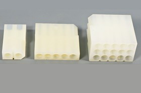 Разъем питания TU вилка, контакты 3x 5, шаг P6.3, монтаж на кабель, TU-3x5M