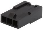 0436400301, Conn Housing PL 3 POS 3mm Crimp ST Cable Mount Black Micro-Fit 3.0 Bag
