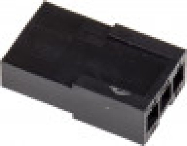 0436400301, Conn Housing PL 3 POS 3mm Crimp ST Cable Mount Black Micro-Fit 3.0 Bag