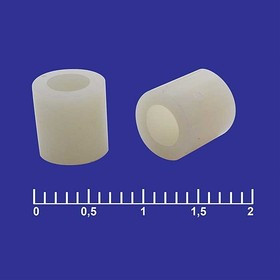 ф7-4x7, Втулка пластиковая , внешний диаметр 7 мм, внутренний диаметр 4 мм, длина 7 мм