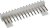 22-27-2151, KK 254 Series Straight Through Hole Pin Header, 15 Contact(s), 2.54mm Pitch, 1 Row(s), Unshrouded 22-27-2151, KK 254 Series Straight Through Hole Pin Header, 15 Contact(s), 2.54mm Pitch, 1 Row(s), Unshrouded