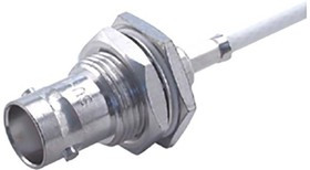 24_BNC-75-2-6/133_NE, RF Connector, BNC, Brass, Socket, Straight, 75Ohm, Crimp Terminal 24_BNC-75-2-6/133_NE, RF Connector, BNC, Brass, Socket, Straight, 75Ohm, Crimp Terminal