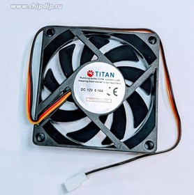 Вентилятор Titan TFD-7015L12C DC 12V 0.16A 3pin 70x15