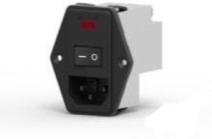 PE0S0DHX0, AC Power Entry Modules 10AMP FLANGE MOUNT