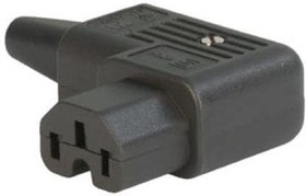 4784.0100, IEC Connector, Outlet, C15, 10A, ø10mm