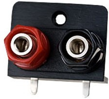 1-755, площадка для динамика угловая пластик на корпус