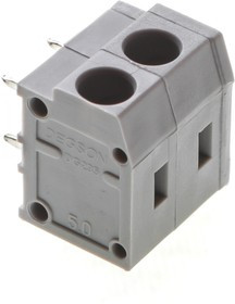 DG235W-5.0-02P-11-00AH, 2-конт. клеммная колодка, шаг 5-5,08 мм, серая DG235W-5.0-02P-11-00AH, 2-конт. клеммная колодка, шаг 5-5,08 мм, серая