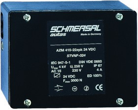 AZM415-11/11 ZPKE 110VAC-M20, AZM 415 Series Solenoid Interlock Switch, Power to Unlock, 110V ac
