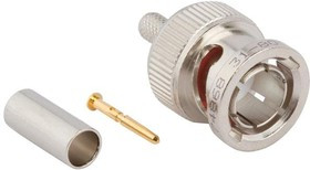031-80102, RF Connectors / Coaxial Connectors 75OHM STR CRIMP PLUG BELDEN 8218