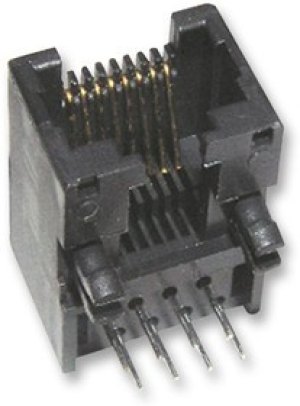 54601-906WPLF, Modular Connectors / Ethernet Connectors 6P6C CAT 3 MOD JACK HORIZ. 1 PORT