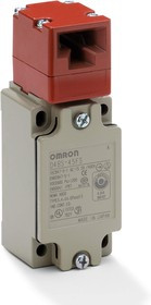 D4BS-1AFS, D4BS Series Safety Interlock Switch, 2NC, IP67, Plastic Housing, 400V ac Max, 2A Max