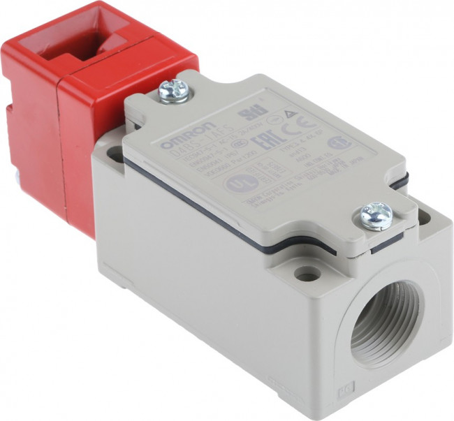 D4BS-1AFS, D4BS Series Safety Interlock Switch, 2NC, IP67, Plastic Housing, 400V ac Max, 2A Max