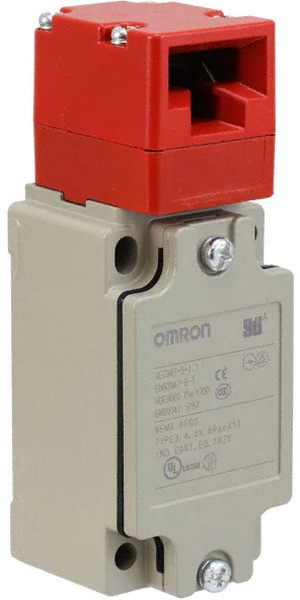D4BS-1AFS, D4BS Series Safety Interlock Switch, 2NC, IP67, Plastic Housing, 400V ac Max, 2A Max