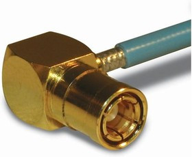 142214, RF Connectors / Coaxial Connectors SMB R/A SOLDER PLUG 50 OHM