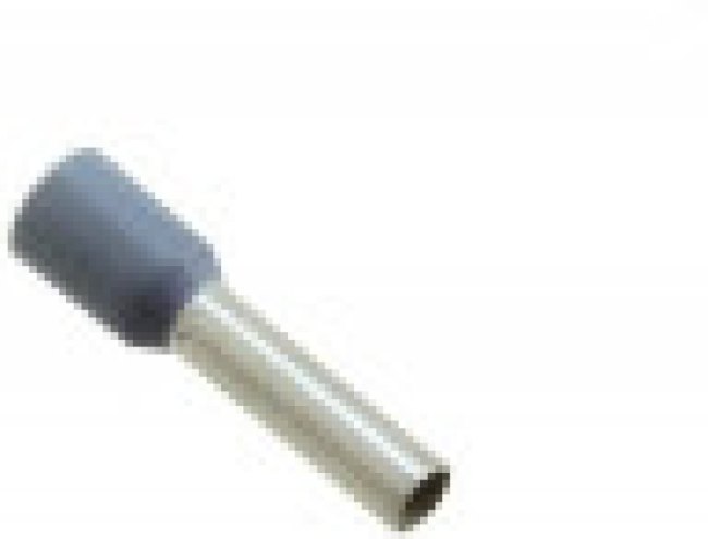 2-966067-0, Наконечник на провод, Один Провод, 11 AWG, 4 мм², 12 мм, Серый