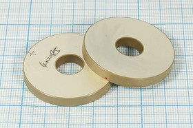 Ультразвуковой излучатель из пьезокерамики, форма кольцо, размер 40xd12x5мм, 46.8кГц, PZT8, VOISE;пэ Ультразвуковой излучатель из пьезокерамики, форма кольцо, размер 40xd12x5мм, 46.8кГц, PZT8, VOISE;пэ