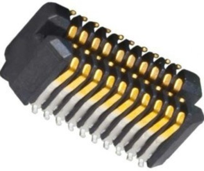 11828-2AA, Board to Board &amp; Mezzanine Connectors Lynx 4x10P Rcpt w/ Alignment Pins