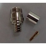 HYR-0306E (GN-306E) (N-7309E) (N-C213P), Разъем N, гнездо, RG-213, обжим (Crimp)
