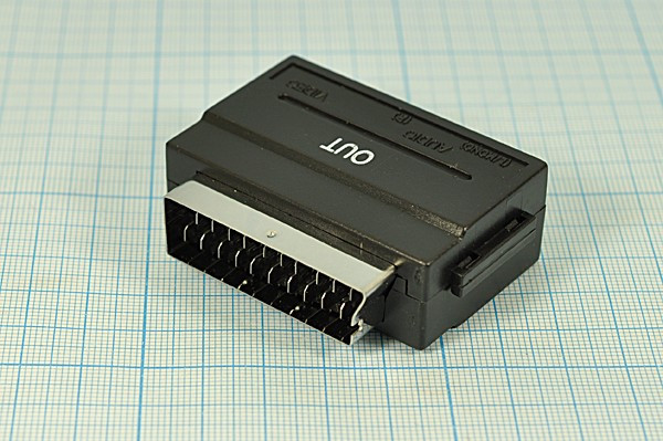 Штекер СКАРТ-гнездо 3RCA, выход; 1736 шт СКАРТ-гн 3RCA\\выход\\