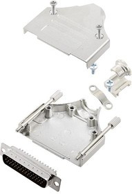 L17MHDM25+L717HDB44P, Разъем D Sub, With Backshell, HD44, High Density, Штекер, MHDM, 44 контакт(-ов), DB, Solder Cup L17MHDM25+L717HDB44P, Разъем D Sub, With Backshell, HD44, High Density, Штекер, MHDM, 44 контакт(-ов), DB, Solder Cup