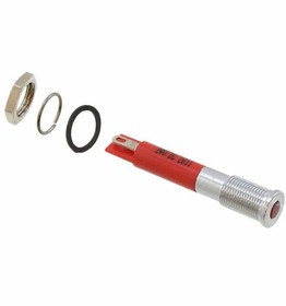 Q6F1CXXR24E, LED Indicator, Solder Lug / Faston 2 x 0.5 mm, Fixed, Red, DC, 24V
