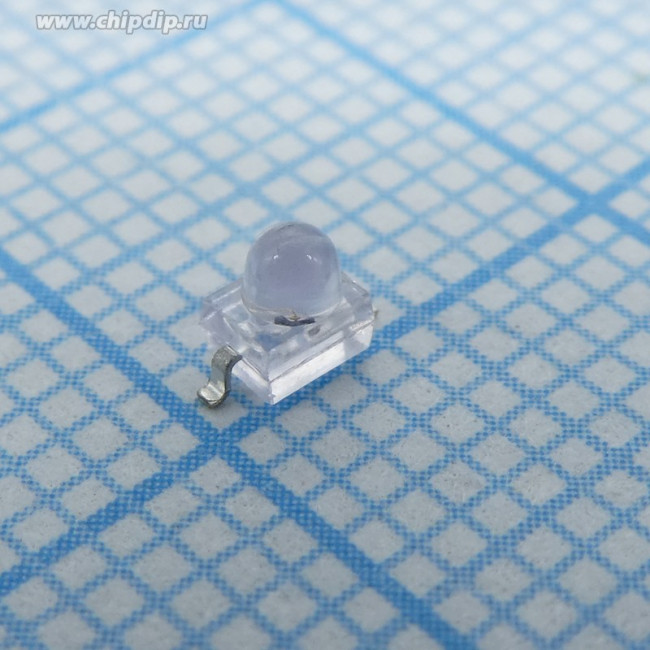 TSML1020, ИК-передатчик, 940нм, прозрачная, 40мВт, 12°, SMD, 100мА, 1,3-1,5В