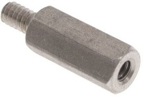 4535T-632-SS, Standoffs &amp; Spacers 1/4 HEX M/F STDOFF 19/32" 6-32 SS