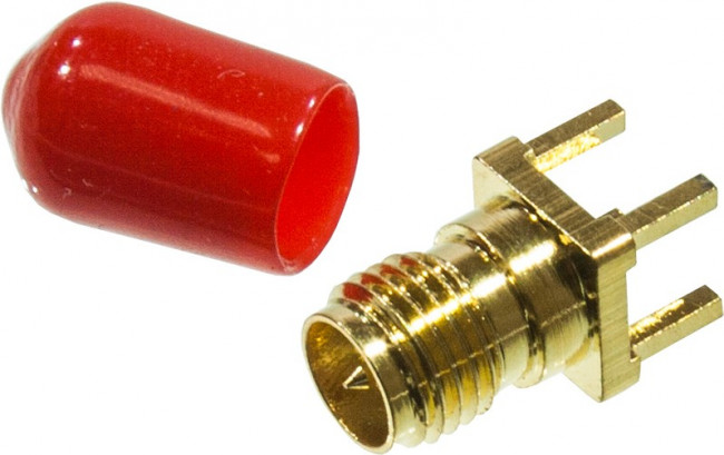 L-KLS1-SMA003, разъем прямой SMA вилка на плату 50Ом