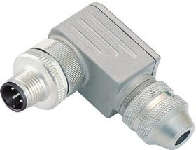 99-1429-822-04, Разъем Кабеля, 713 Series, M12, Male, 4 Positions, Винтовой Штырь, Угловой Монтаж на