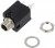 FM6703, Phone Audio Connector Jack, Straight, 6.35 mm, 3 Poles