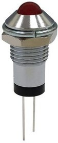 RND 210-00684, LED Indicator, PCB Pins, Fixed, Red, DC, 2.1V