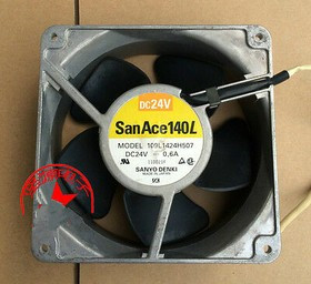 Вентилятор SanAce 140L 109L1424H507 24V 0.6A 060104F 24V 2 провода 140x50