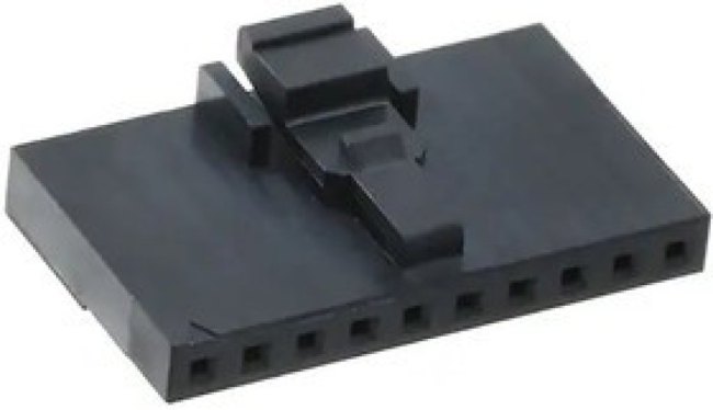 1511000002, 151100 Female Crimp Connector Housing, 2mm Pitch, 2 Way, 1 Row