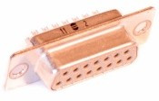 09670154715, D-Sub Standard Connectors DSUB SV FE TSDC 15P AU2