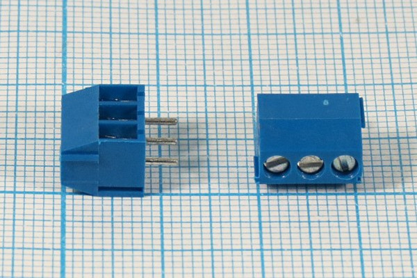 Клеммник наборный, контакты 3P3,5, на плату, 350-031-12