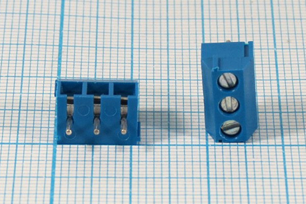 Клеммник наборный, контакты 3P3,5, на плату, 350-031-12