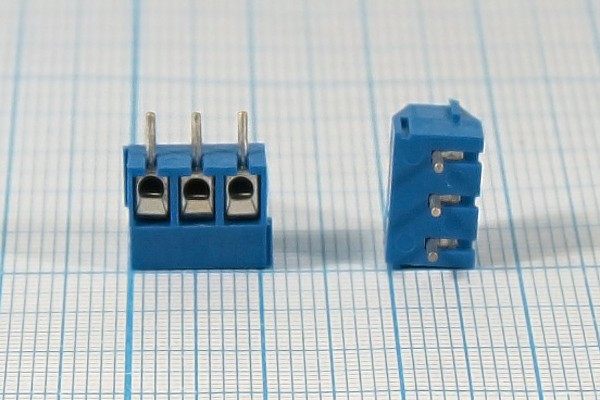 Клеммник наборный, контакты 3P3,5, на плату, 350-031-12