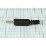 Штекер питания DC 2,5d0,7x 9,5, 2C, на кабель, пластиковый хвост