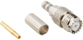 182112, RF Connectors / Coaxial Connectors MINI UHF S CRIMP JCK FOR RG-58, LMR-195 182112, RF Connectors / Coaxial Connectors MINI UHF S CRIMP JCK FOR RG-58, LMR-195