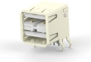 5787617-2, USB Connectors REC ASY RA STACKED TH USB 5787617-2, USB Connectors REC ASY RA STACKED TH USB