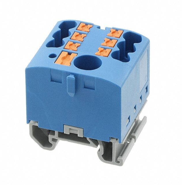 3274168, DIN Rail Terminal Blocks PTFIX6/6X2,5NS15ABU 2.5mm2 w/6mm2 feedin