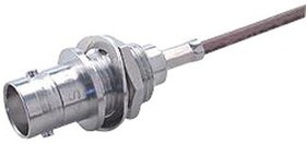 24"BNC-50-2-29/133"NE, Разъем РЧ / Коаксиальный, BNC Коаксиальный, Прямое Гнездо с Гайкой, Обжимной, 50 Ом 24"BNC-50-2-29/133"NE, Разъем РЧ / Коаксиальный, BNC Коаксиальный, Прямое Гнездо с Гайкой, Обжимной, 50 Ом