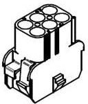 50-84-2062, Pin &amp; Socket Connectors CAP WHITE 94V-0