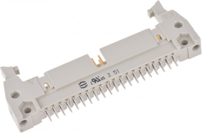 09185407904, Conn Ejector Header HDR 40 POS 2.54mm Solder ST Top Entry Thru-Hole Carton